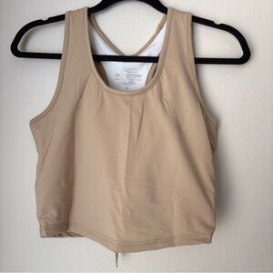 Cheata Equestrian Women's Trotter Sports Bra in Nude Size Large NEW Compression